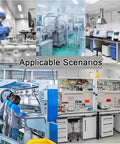 Various work environments showcasing Heavy Duty Stainless Steel 3 Tier Work Bench With Perforated Side Panel And Wide Top.