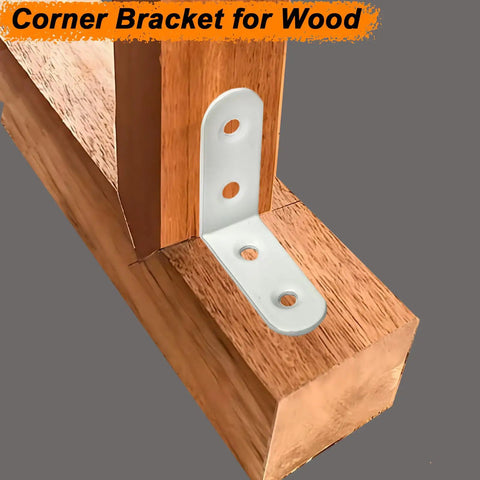 8 Pcs White L Bracket Corner Mounts 2 By 2 Inch Heavy Duty 304 Stainless Steel Shelf Supports Rock Solid Countertop Reinforcement Scratch Guard Edges Tough As Nails Build No Sweat Install Shop Grade Home Fixtures for wooden corner support.