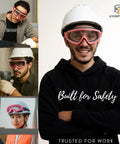 Pink Safety Goggles For Men And Women With Adjustable Strap And Two Ways To Wear Over Glasses, Anti Fog, Impact Resistant