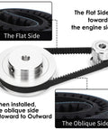 Diagram showing 5 Pack 30 Series Go Kart Torque Converter Drive Belt Replacement For Manco 5959 And Comet 203589 KT196 installation.