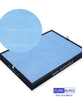 Replacement Filter Compatible With Membrane Solutions MSA3 Series Air Purifiers Featuring Top Notch H13 True HEPA And Activated Carbon Multi Layer Filtration Pack Of 2, non-washable