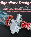 VM22 26mm Carburetor Throttle Assembly With Main Jets Kit Bolt On For Predator 212cc 224cc 196cc Non Hemi OHV Engines