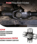 Front Prop Shaft U Joint 2 Pack For RZR Ranger Sportsman General 1000 900 800 700 570 500 displayed with OEM numbers