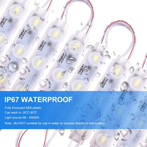 LED Window Lights Kit Waterproof Storefront Lighting For Advertising And Signs 12V 5050 LED Strips with waterproof design