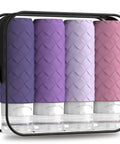 Must Have Carry On Friendly Travel Bottles For Toiletries Set TSA Approved Silicone Containers Leak Proof Refillable 3oz 90ml