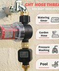 Garden Hose Filter With Quick Connect No Fuss Install Three Quarters Inch GHT Thread Sediment Trap For Irrigation Drip Systems