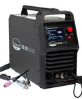 MIG 250 And TIG 225 AC DC Master Welding Kit with Flex Head WP 17 Torch and gas lens, front angle view.