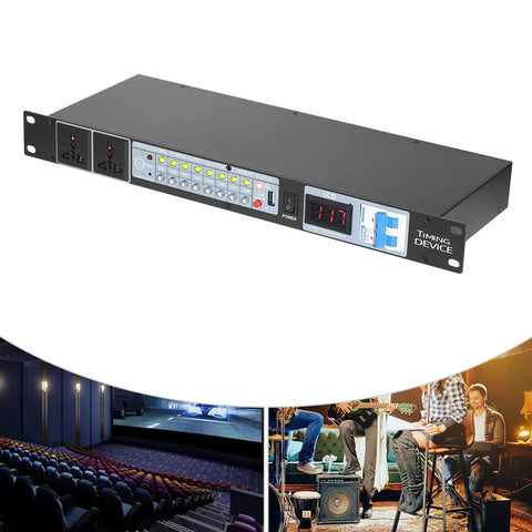 Heavy Duty Audio Power Conditioner With Ten Outlets And Usb Charging Ports Rock Solid Flame Retardant Abs Build game changer for audio setups.