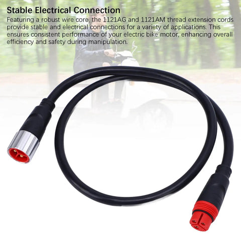 Electric Bike Motor Extension Cable 11 Pin Reliable Connection for Extended Range Conversion Accessories for Commuters DIY Enthusiasts Mechanics Ride Ready High Power 750w 1000w Hub Motor Compatible