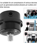 Air Compressor Silencer Two Pack One Quarter Inch Thread Intake Filter Silencer with 12.5mm Metal Sound Muffler for generators
