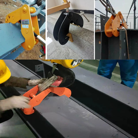 Heavy Duty I Beam Clamp For Sheet Metal Lifting With Top Shelf Steel Build And Universal Vertical Plate Lifter Rigging For No Sweat Setup On Any Active Construction Site