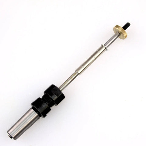 Pen Mandrel For Woodturning 7 Mm With Collet Mount And Five Slimline Bushings 2MT Headstock Fit Adjustable Length Shaft For Less Bowing