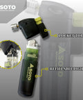 Compact Windproof Butane Torch Lighter Refillable Pocket Flame Tool For Camping Hiking Grilling And DIY Projects Adjustable