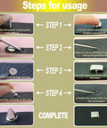 How to use Dope Punk Studs And Spikes Kit Featuring 593 Heavy Duty Cone And Square Pyramid Studs Plus Awl Punch Set.