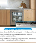 Premium Dishwasher Door Latch Assembly Replacement For Kenmore Frigidaire Electrolux Part Number 5304525218 in a kitchen setting.