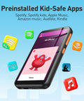 Kid Friendly MP3 Player With Bluetooth And WiFi 4 Inch Screen Music Player With Parental Controls Spotify Kids Compatible apps