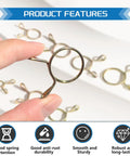 Close-up of 72A spring steel hose clamp from 260 Piece Spring Hose Clamps Set 24 Sizes 5 To 30 Mm Heavy Duty Clips