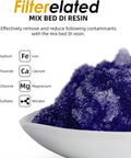 Top Shelf 2 Pack Inline Deionizer Filter For Spotless Car Wash And RV Detailing purple mix bed DI resin in bowl