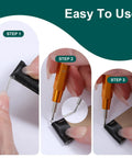 Steps to use All In One Watch Band Pins Replacement Kit With Spring Bar Tool for strap adjustment and repairs.