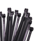 Heavy Duty 20 Inch Black Zip Ties Outdoor Wire Ties 160Lb Tie Wraps Extra Long Cable Ties 60 Pack Tough As Nails Weather Resistant PA66 Nylon
