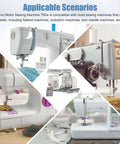 Beefy High Torque Servo Sewing Machine Motor with Needle Positioner and Synchronizer, AC110V 750W 6000RPM, compatible with various machines