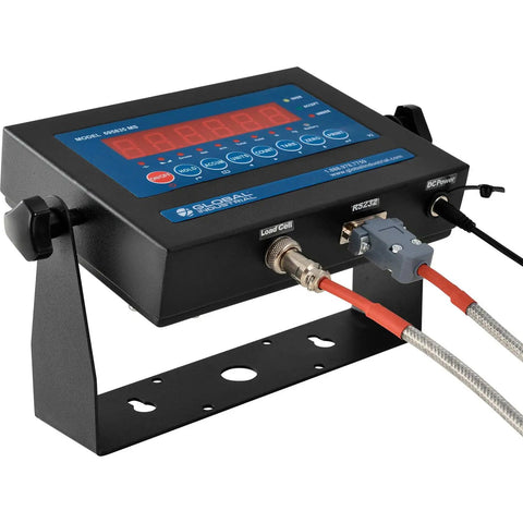 Rock Solid Ntep Certified Pallet Scale with Bright Led Indicator, digital display showing weight, load cell connections displayed.