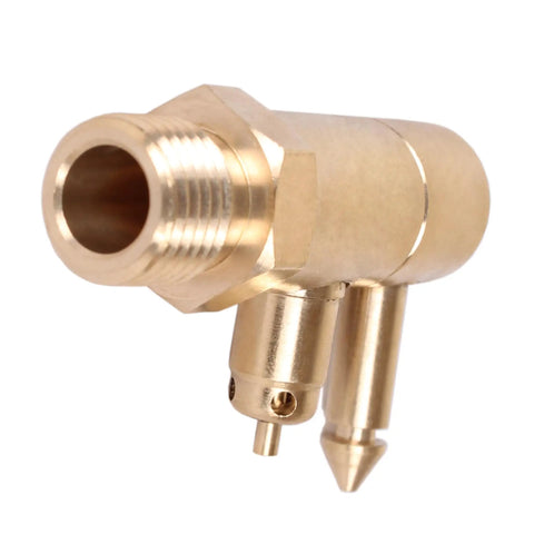 Brass Quick Connect Fuel Line Fitting 8897-6 1/4 Inch NPT Male Thread Marine Tank Side Connector for Yamaha Motors