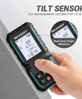G2 Laser Measuring Tool With Angle Sensor, 330 Ft Range, Pythagoras, Distance Area Volume, Pocket Clip, Real Time Angle Display