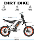 T300 Electric Bike For Adults And Teens With 2000W Peak Motor 48V 23Ah Battery 31 MPH Top Speed Beefy Frame And 300 Lb Load Capacity