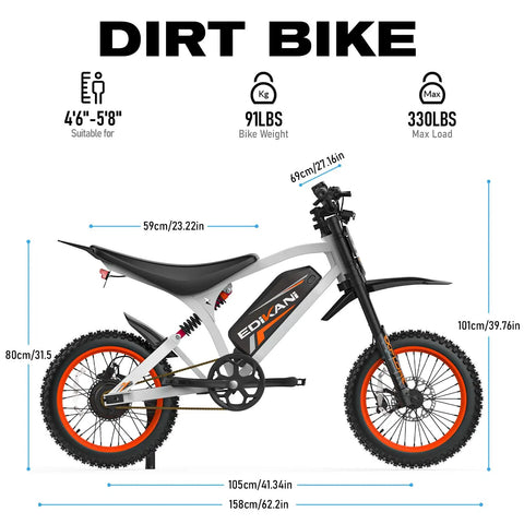 T300 Electric Bike For Adults And Teens With 2000W Peak Motor 48V 23Ah Battery 31 MPH Top Speed Beefy Frame And 300 Lb Load Capacity