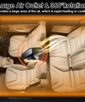 Keeping The Chill At Bay While Driving This Portable 12V 200W Car Heater Plugs Straight Into Car Power Outlet with 360 rotation.