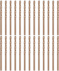 One Eighth Inch Cobalt Drill Bit Set 30 Piece M35 High Speed Steel Twist Bits For Hardened Metal Stainless Steel Cast Iron Wood Plastic Built Tough For Heavy Duty Drilling Long Lasting Sharpness For Real Tough Jobs