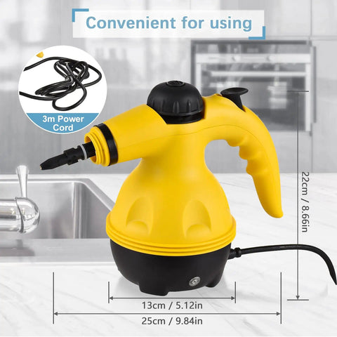 Beast 1000W Handheld Steam Cleaner With High Temperature Pressurized Steam Portable Cleaning Machine shown on kitchen countertop