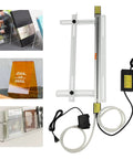 CHINEGER 24 Inch Acrylic Plastic Bender With Digital Thermometer And Circulating Cooling System Adjustable PVC Heater Tool For Craft Projects with pump and accessories.