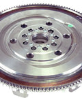 Top Notch Dual Mass Clutch Flywheel Replacement For 2008 Through 2013 BMW M3 V8 4.0L Engine heavy duty steel flywheel close-up.
