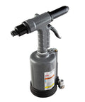 Heavy Duty Rivet Gun Packing 3690 Lbs Of Raw Pulling Power Sets 3 16 And 1 4 Inch Blind Rivets, gray pneumatic tool.