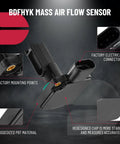 Mass Air Flow Sensor MAF AFH50M 05 with factory connectors and mounting points for 3.8L GM V6 vehicles, close-up view.