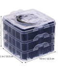 Auto Expansion Clip Kit For Bumper And Body Fasteners Replacement Durable Plastic Retainer Set Easy Install For Cars And Trucks No More Lost Clips Perfect For Quick Car Bumper Repairs, 3-tier plastic storage box 15.5 x 12.5 x 16.5 cm