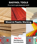 Variety of wood and plastic panels suitable for Forstner Bit Set for Wood Drilling 16 Piece Round Shank Drill Bits projects.