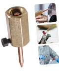 Close-up of Pro-Grade Seamless Electric Welding Hammer Kit with high-strength magnets and precision iron needle for auto body repair.