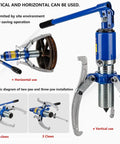 Heavy Duty Hydraulic Gear Puller Kit Adjustable Jaw Bearing Separator Hub Remover Solid Alloy Steel Beast Mode 5 Ton Capacity Extractor, 2- and 3-jaw vertical or horizontal use
