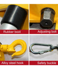 Adjustable Retractable Spring Balancer For Tool Holding In Industrial Settings 1.5m Aluminum Alloy Wire Supports 1 to 3kg Weight Range Easy Height Lock Reduces Fatigue And Boosts Safety With Heavy Duty Overhead Tool Holder with rubber boot and safety hook