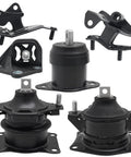 Set of 6 Honda Accord 2003 To 2007 2.4L Automatic Engine And Transmission Mounts A4509 A4510 A4516 A4517 A4526HY A4542