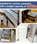 Variety of uses for Undermount Heavy Duty Drawer Slides 16 Inch 260 Lb Load Capacity Bottom Mount Full Extension Ball Bearing Hidden Rails
