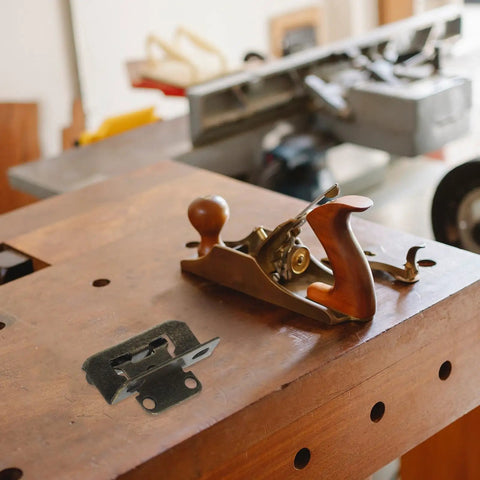 Self Closing Half Inch Semi Concealed Metal Wrap Cabinet Hinges With Autoclosing Mechanism next to woodworking tools