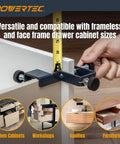 Drawer Front Installation Clamps Adjustable Cabinet Face Clamp Set for Quick Mounting and Precise Alignment in Woodworking