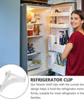 10 Pack Aluminum Freezer Shelf Clips Silver Metal Refrigerator Shelf Supports No Fuss Easy To Install Hooks For Kitchen