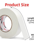 Double Sided Rug Tape Heavy Duty For Area Rugs With Ultra Strong Adhesive Removable And Residue Free 2 Inch By 30 Yards
