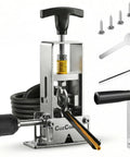 Drill Powered Wire Stripper Machine For 0.03 To 1 Inch Wires Portable Steel Frame Stripping Tool with accessories.