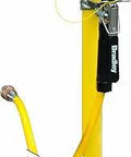 Thermoplastic Drench Hose Spray Hand Held With Wall Mount 8 Ft Yellow Lab Safety Hose Squeeze Stay Open Valve ANSI Z3581